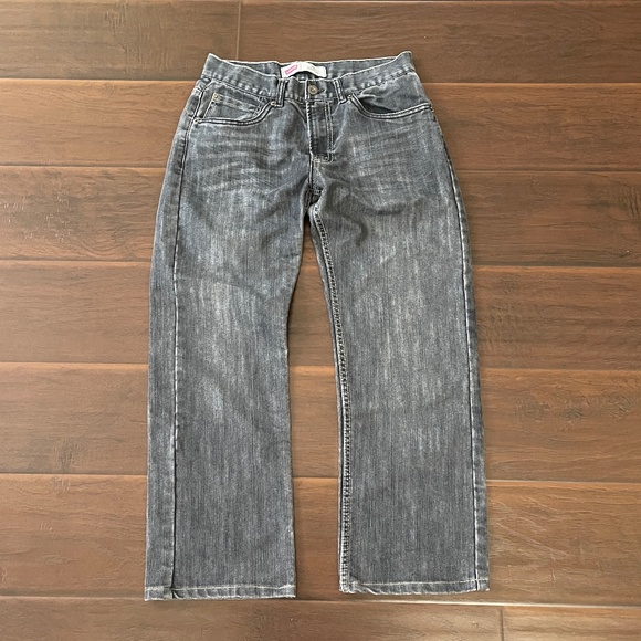 Levis 505 Regular Boys Men 16 Reg Blue Gray 28x25 - Picture 2 of 7